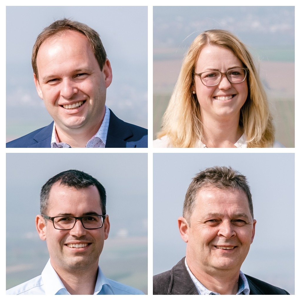 Von links oben nach rechts unten: Steffen Burrer, Ann-Kathrin Binder, Benjamin Beuttner, Andreas Schdi 